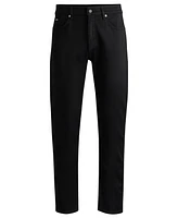 Boss by Hugo Men's Black Super-Soft Regular-Fit Jeans