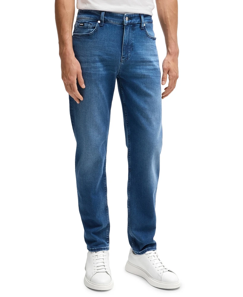 Boss by Hugo Men's Soft-Touch Denim Regular-Fit Jeans