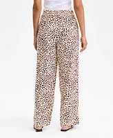I.n.c. International Concepts Women's Printed Wide-Leg Pull-On Pants, Exclusively at Macy's