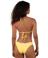 Hurley Juniors Macrame Bikini Top Hipster Bottoms