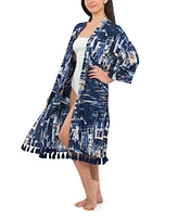 Patricia Nash Women's Tassel Topper Ruana