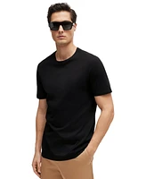 Boss by Hugo Men's Slim-Fit Mercerized-Cotton T-shirt