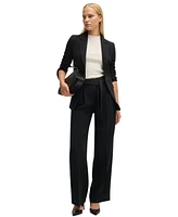 Boss by Hugo Women's Japanese Crepe Relaxed-Fit Trousers