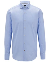 Boss by Hugo Men's Stretch-Cotton Twill Regular-Fit Dress Shirt