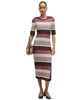 Boss by Hugo Boss Women's Structured-Stripe Dress
