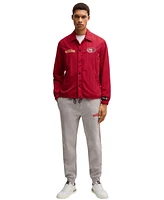 Hugo Boss x Nfl Embroidered Branding Water-Repellent Jacket