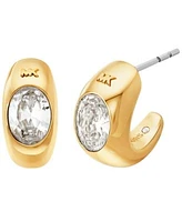 Michael Kors 14k Gold Plated Cubic Zirconia Bezel Set Jewelry Collection