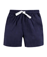 Hudson Baby Baby Boys Hudson Shorts Bottoms 4-Pack, Dinosaurs, 9-12 Months