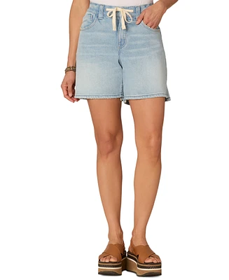 Democracy Petite "Ab" Leisure Skyrise Drawstring Shorts
