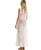La Moda Clothing Women's Oceana Lace Cover-Up