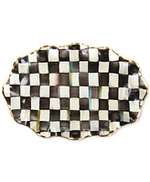 Mackenzie-Childs Courtly Check Ceramic Serving Platter