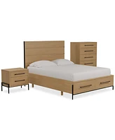 Linstead 3-Pc. California King Panel Storage Set (Bed, Chest & Nightstand), Created for Macy's