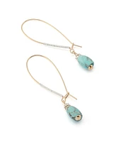 Robert Lee Morris Soho Turquoise Stone Dangle Earrings