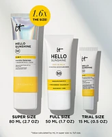 It Cosmetics Hello Sunshine Invisible Face Sunscreen Spf 50- Jumbo