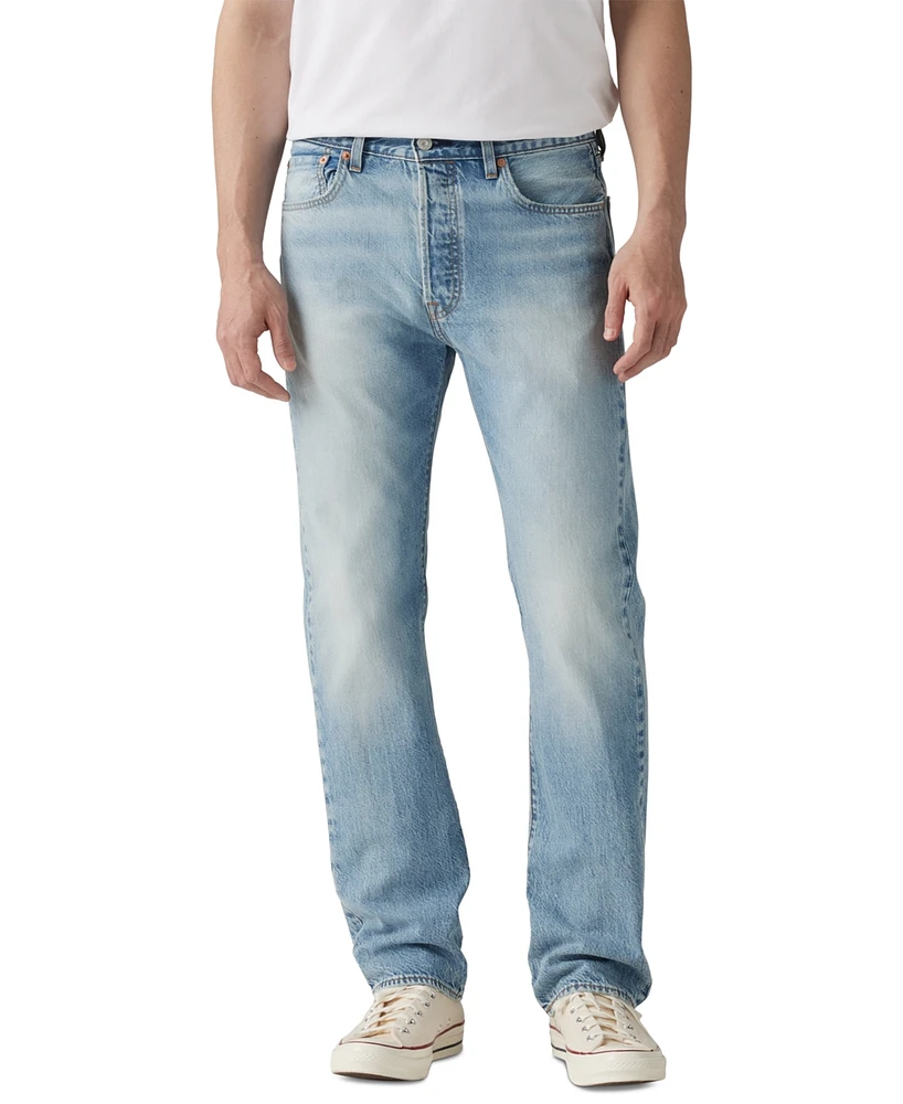 Levi's Men's 501 Original Straight-Fit Lightweight Denim Jeans