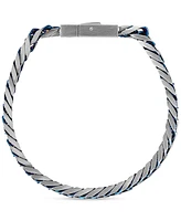 Esquire Men's Jewelry Two-Toned Curb Link Chain Bracelet, Exclusively for Macy's