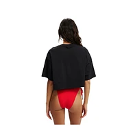 Cotton On Women's Active Cropped Graphic Tee
