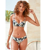 Lascana Women's Printed Underwire Bikini Swimsuit Top