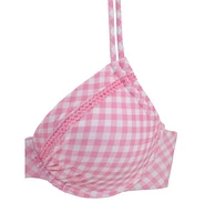 Lascana Women's Gingham Underwire Bikini Top