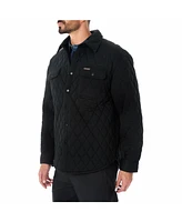 Smith's Workwear Men's Snap Closure Diamond Quilted Knit Shirt-Jac