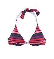 Lascana Women's Striped Underwire Bikini Swimsuit Top