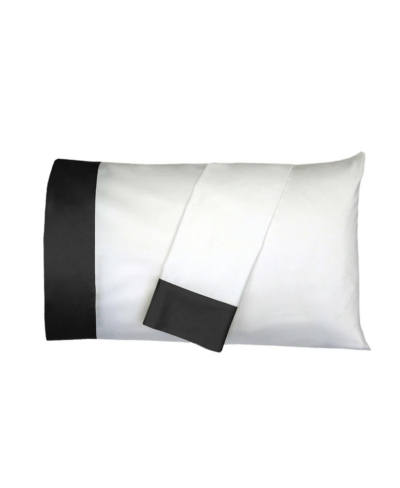 Cuff Pillowcase Set (Pair) - Luxury 608 Cotton Usa, King
