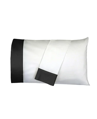 Cuff Pillowcase Set (Pair) - Luxury 608 Cotton Usa, King