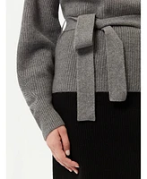 Gobi Cashmere Women's Belted Turtleneck