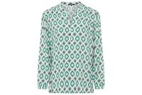 Olsen Women's Ornamental Print Tunic Blouse