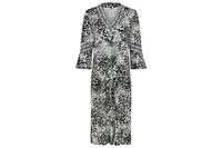 Olsen Women's Animal Print Bell Sleeve Dress