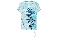 Olsen Women's Mixed Print Embellished T-Shirt