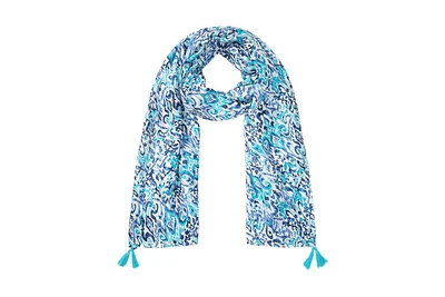 Olsen Ikat Print Scarf