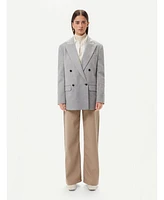 Gobi Cashmere Women's Double-Breasted Blazer