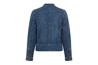 Olsen Women's Collarless Denim Jacket