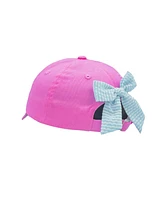 Bits & Bows Girls Dolphin Daydream Bow Baseball Hat