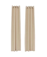 Simple Styles Indoor/Outdoor Curtain Panels with Grommet Tops
