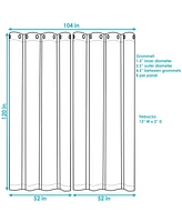 Simple Styles Indoor/Outdoor Curtain Panels with Grommet Tops