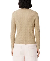 Lacoste Usa Women's Cotton Button-Front Cardigan