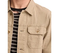 Lucky Brand Men's Long Sleeve Button-Front Trucker Jacket