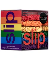 Slip 6-Pc. Rainbow Pure Silk Skinny Scrunchies, Exclusively at Macy's