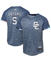 Outerstuff Big Boys and Girls C.j. Abrams Blue Washington Nationals 2025 City Connect Limited Player Jersey