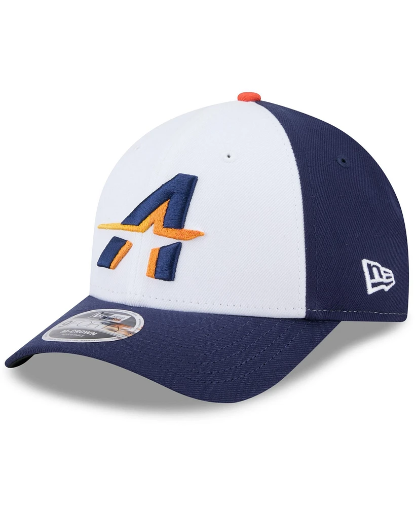 New Era Men's White/Navy Houston Astros 2025 City Connect 9FORTY M-Crown Adjustable Hat
