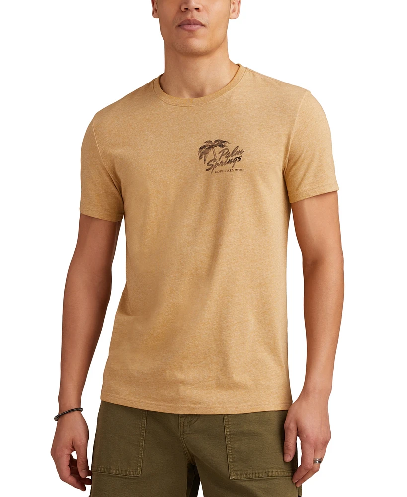 Lucky Brand Men's Palm Springs Venom Elixor Short Sleeve Crewneck Graphic T-Shirt