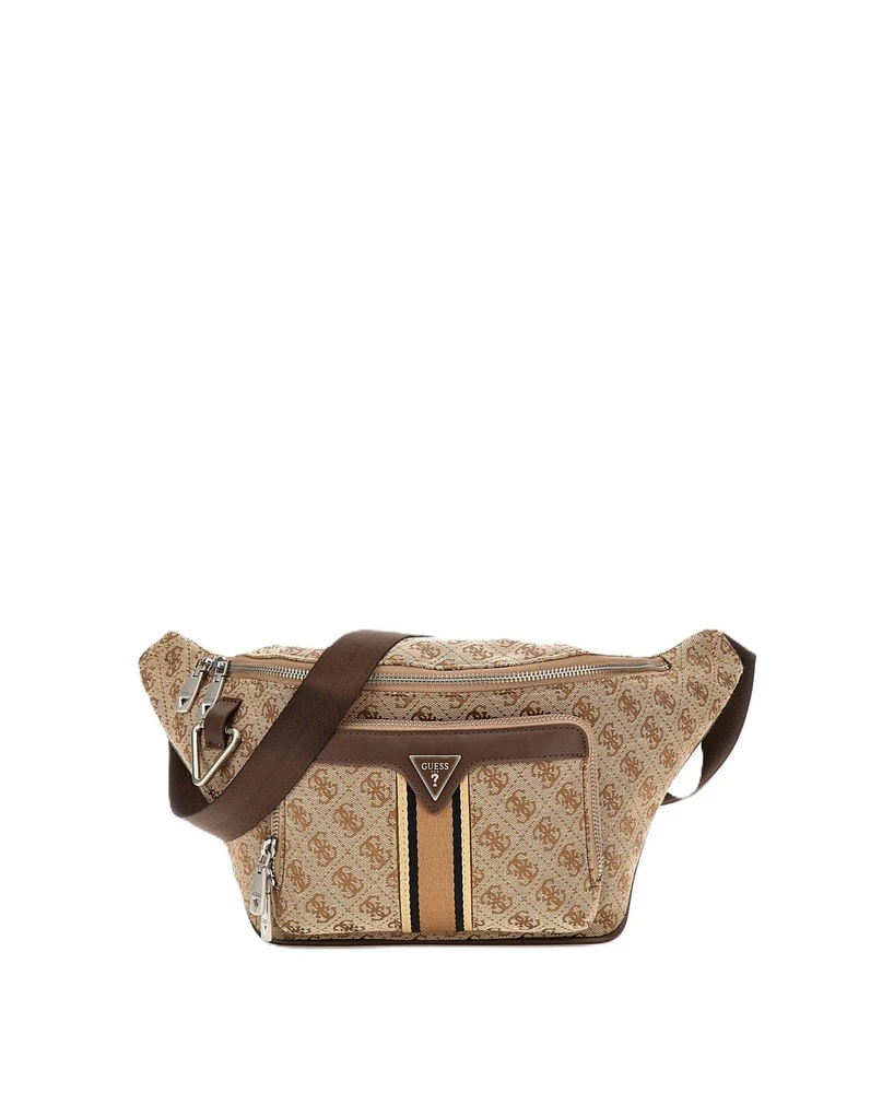 Guess Men's Milano Maxi Bum Bag with Front Pocket
