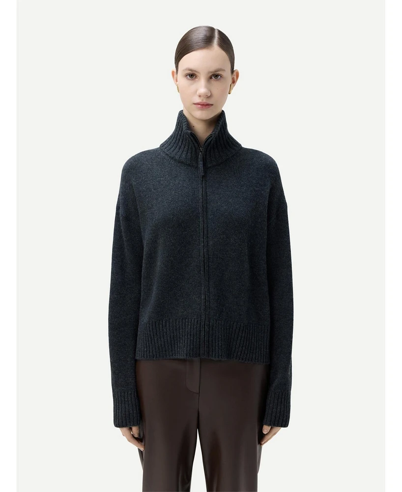 Gobi Cashmere Women's Zip Cardigan