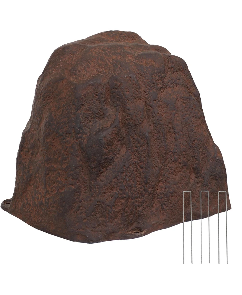 21.5” H Polyresin Landscape Fake Rock Cover