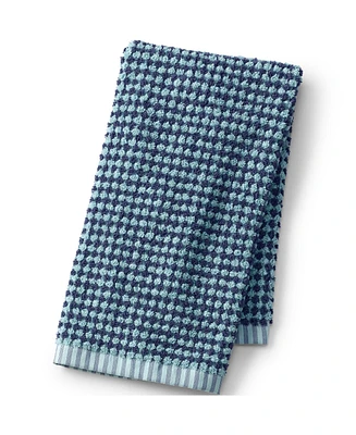 Lands' End Turkish Quick-Dry Cotton Textured Gingham Hand Towel