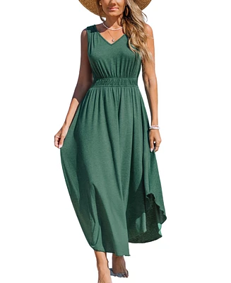 Cupshe Women's Meadow Whimsy Midi Beach Dress