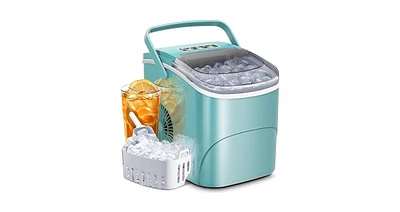 Zafro Countertop Ice Maker with Handle, Produces
