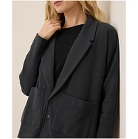 Pact Women's Organic Cotton Airplane Relaxed Blazer